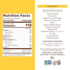 Open Simple Mills Honey Cinnamon Sweet Thins pack for easy grab-and-go snacking