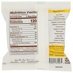 Simple Mills mini cookie snack pack closeup showing texture and chips