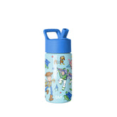 Simple Modern Kids Summit bottle with straw lid closed shows leakproof design.