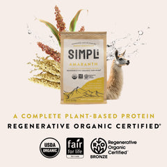 SIMPLi Amaranth close-up reveals a nutty, earthy texture.