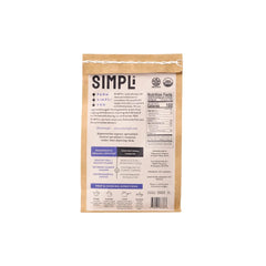 SIMPLI Organic Black Lentils served in a bowl highlighting silky texture and fiber