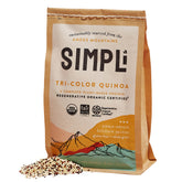 SIMPLi Tri-Color Quinoa bowl ready for a protein-rich meal