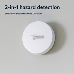 SimpliSafe Smoke & CO Detector ceiling installation for quick setup.