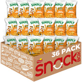 Simply Cheetos White Cheddar puffs in a bag for easy snacking