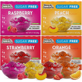 Simply Delish Jel Raspberry pack: zero-sugar dessert option for anytime enjoyment