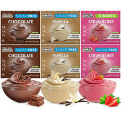 Simply Delish Vanilla pudding pack — creamy, sugar-free dessert option for keto snacking