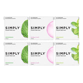 SIMPLY Gum bubblegum variety pack showcases natural chicle chewing with a plastic-free base.
