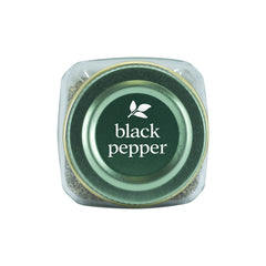 Simply Organic Black Pepper ground closeup highlights rich aroma and flavor.