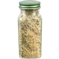Simply Organic Garlic Salt jar close-up reveals real garlic and sea salt quality