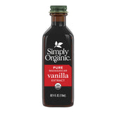 Simply Organic Madagascar Vanilla Extract bottle close-up showcases premium flavor