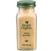 Simply Organic White Onion Powder jar shows authentic flavor with convenient packaging.