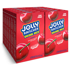 SINGLES TO GO Jolly Rancher Cherry box packaging for portable flavor on the go.