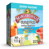 SINGLES TO GO Margaritaville variety-pack box for quick on-the-go refreshment.