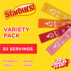 Starburst single stick dissolving in water for quick flavor boost