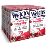 Welch's Singles To Go Cherry Pomegranate box in a 12-box case.