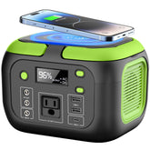 SinKeu 200W portable power station with foldable handle for easy transport