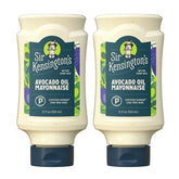 Sir Kensington's Avocado Oil Mayo bottle highlights premium ingredients and a rich, tangy finish.