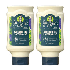 Sir Kensington's Avocado Oil Mayo bottle highlights premium ingredients and a rich, tangy finish.