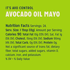 Sir Kensington's Avocado Oil Mayo ingredients label emphasizes non-GMO and gluten-free quality.