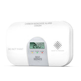 SITERWELL carbon monoxide detector front view with LCD display showing real-time readings