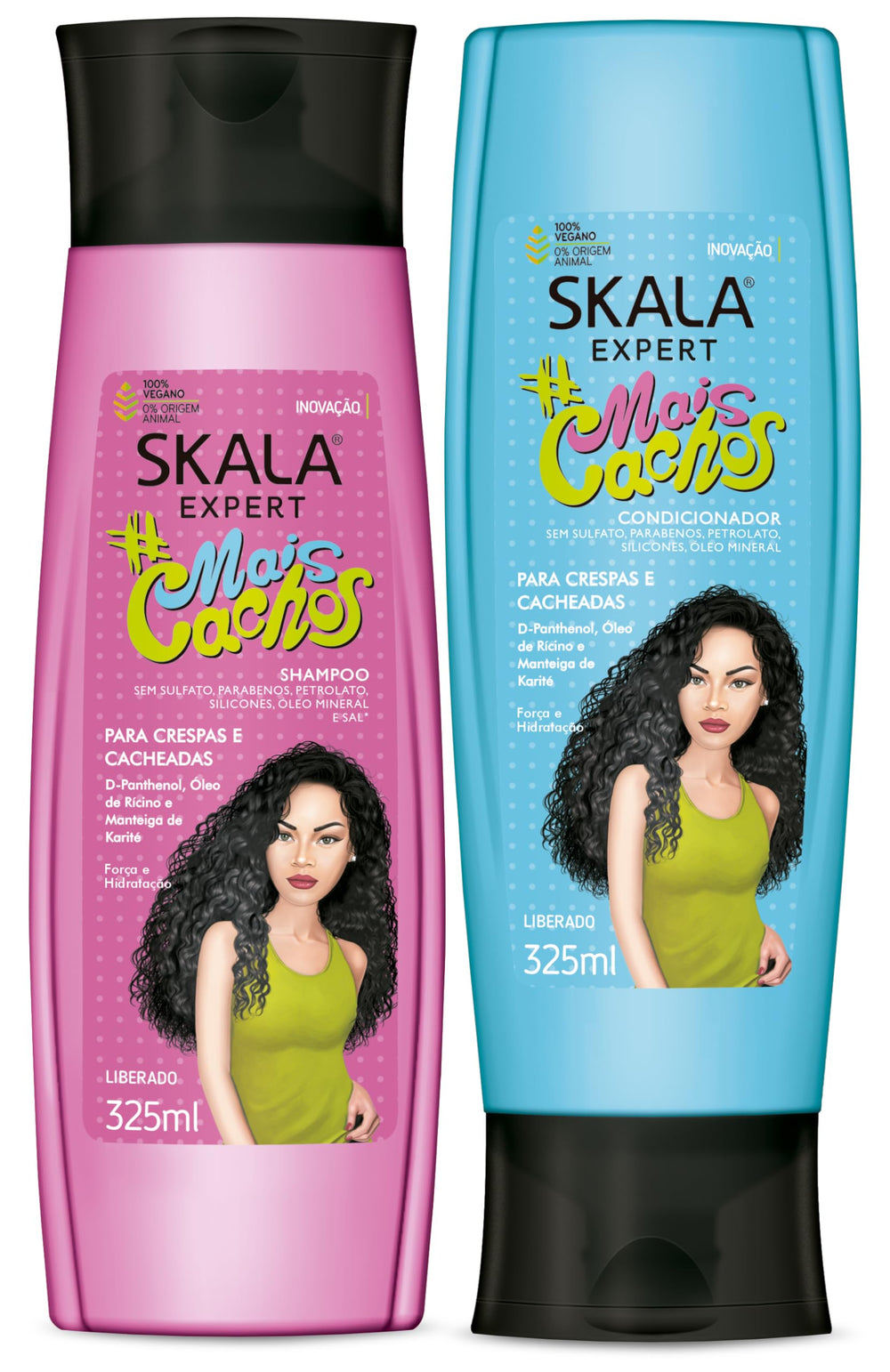 SKALA Expert Curl Shampoo bottle for gentle cleansing and defined curls.