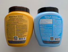 SKALA Hydrate Curls Passion Fruit image showing moisturized, soft curls.