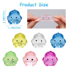 Sketsia Mini Chick Squishy: vibrant color mix supports focused play.