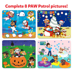 Instruction manual included in Skillmatics Dot It Sticker Art PAW Patrol kit.