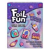 Skillmatics Foil Fun magnets shown with glittery foil art for lockers and notebooks