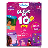 Skillmatics Guess in 10 Disney Princess game card with a character clue for quick guessing