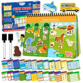Skillmatics Montessori Busy Book cover with bright, inviting activities.