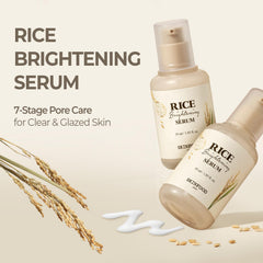 SKINFOOD 1957 Rice Serum poured into hand for easy daily application