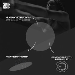 Skin Grip patch protects Stelo CGM sensor during workouts