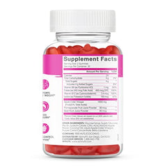 SkinnyFit ACV Gummies close-up label highlighting vegan-friendly formula.