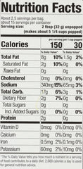 SkinnyPop Butter Microwave Popcorn bag front view