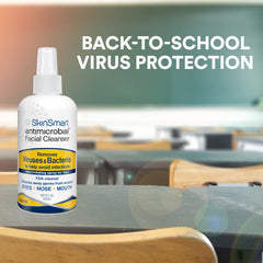 SkinSmart Antimicrobial maskne-prevention spray helps skin stay comfortable while wearing a mask.