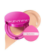 SKINTIFIC Cover Glow bottle cap close-up for on-the-go touch ups