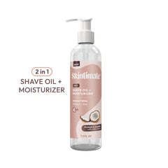 Skintimate Coconut Bliss pump for easy, mess-free application during shower