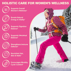 Vitex 30:1 blend within SKLIA formula for daily female vitality