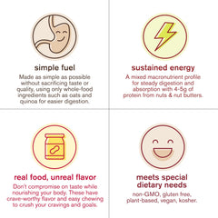 Skratch Labs Energy Bar cross-section reveals balanced macronutrients.