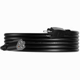 Skrizcable 16/3 10 ft outdoor extension cord ready for outdoor power needs with safety-tested design.