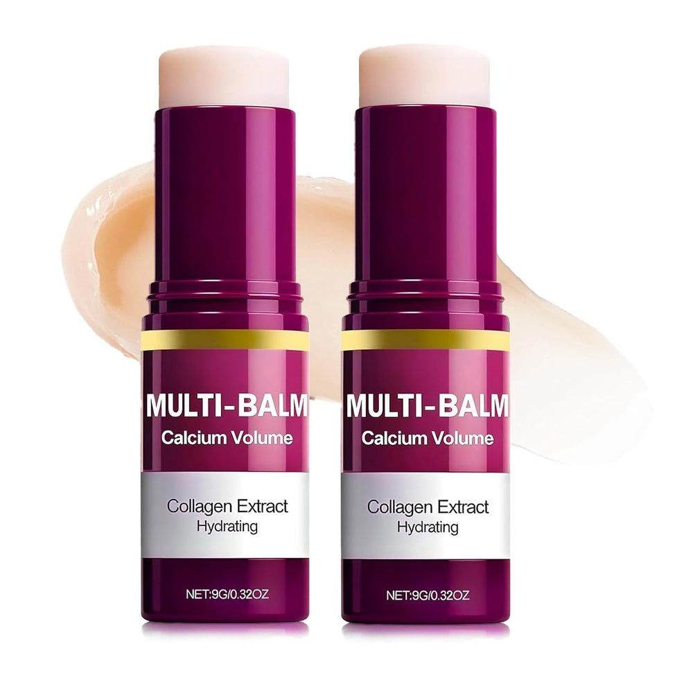 SKROSS Calcium Multi Balm Stick application for on-the-go hydration and smooth skin.