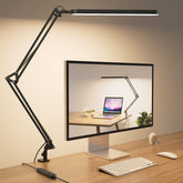 SKYLEO desk lamp with extended swing arm for versatile, glare-free desk lighting.
