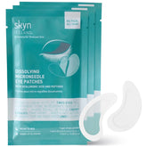 Skyn ICELAND dissolving microneedle under-eye patches close-up for hydration