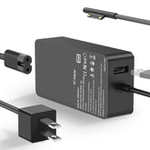 Skyvast 65W Surface Pro charger with magnetic connector for easy snap-in compatibility.