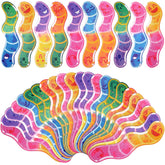 Skyygemm worm bookmarks with holographic glitter for vibrant reading sessions