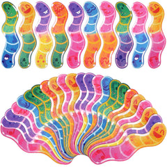Skyygemm worm bookmarks with holographic glitter for vibrant reading sessions