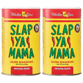 Slap Ya Mama Original Blend Cajun seasoning 8oz bottle with bold Louisiana flavor.