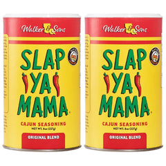 Slap Ya Mama Original Blend Cajun seasoning 8oz bottle with bold Louisiana flavor.