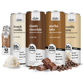 Slate Milk Classic Chocolate can provides 20g protein for on-the-go energy.